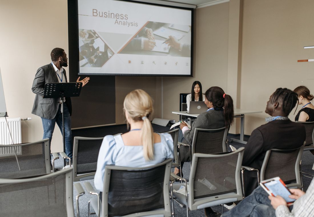 Interpreters taking part in a training workshop